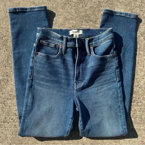 Women’s Madewell The Perfect Vintage Jean in Maplewood Wash High waist Mom Jeans - Picture 14 of 16